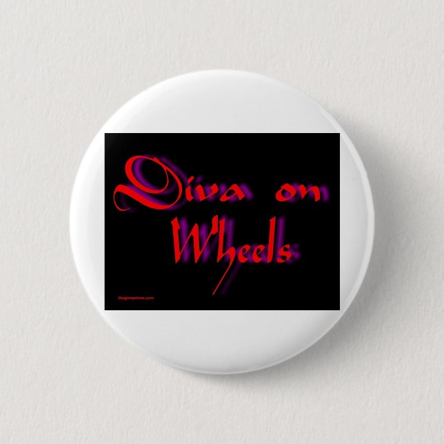 diva 2 inch round button (Front)