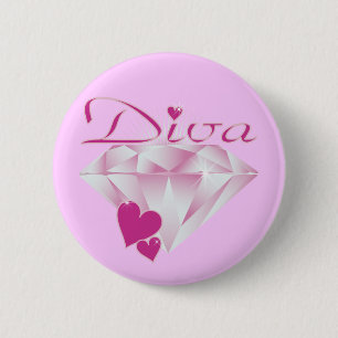 Diva 2 Inch Round Button