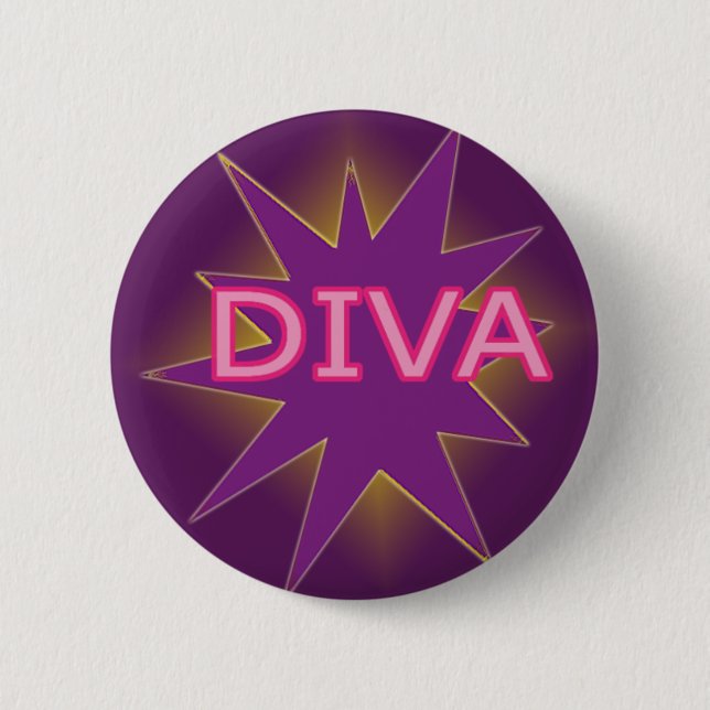 DIVA 2 INCH ROUND BUTTON (Front)