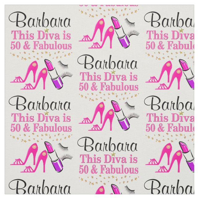 DIVA, 50 ANS, TISSU PERSONNALISÉ (Échantillon)