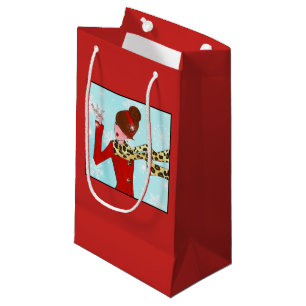 Diva and Snow Sparkles Small Gift Bag