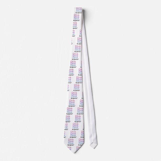 Diva Any Questions Tie (Front)