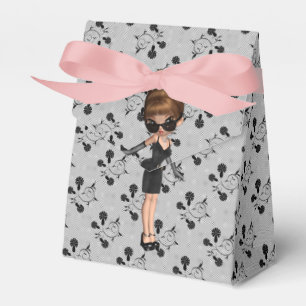 Diva Birthday Party Favor Box