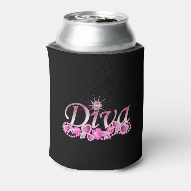 Diva Bling Can Cooler (Can Back)