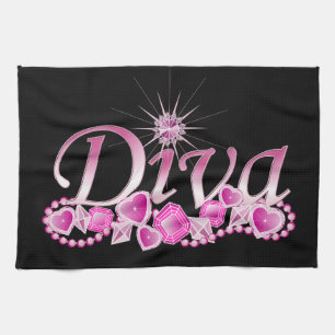 Diva Bling Kitchen Towel