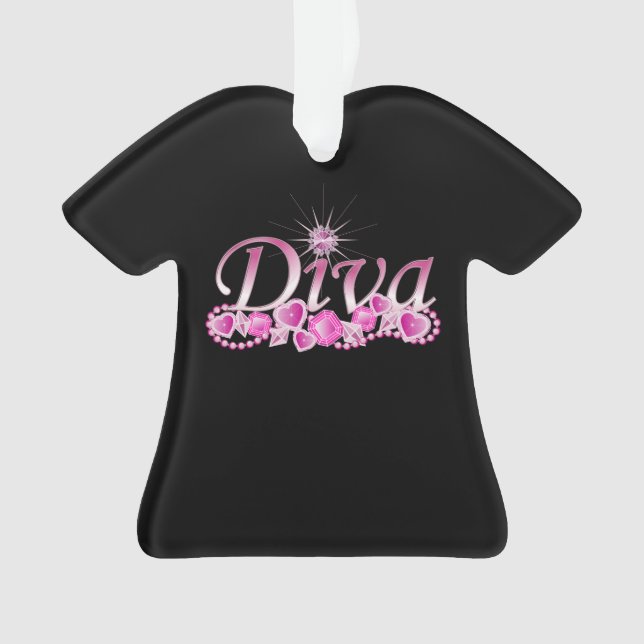 Diva Bling Ornament (Front)