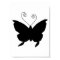 Diva Butterfly In Black