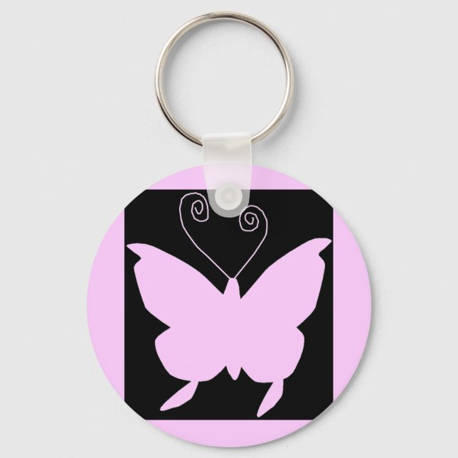 Diva Butterfly Keychain (Front)