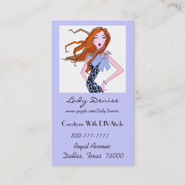 Diva Cartes de visite (Devant)