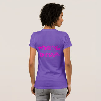 Diva cat with sparkle T-Shirt