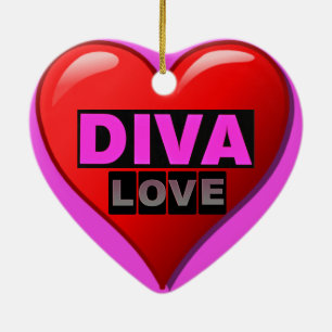 Diva Ceramic Ornament