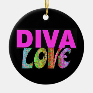 Diva Ceramic Ornament