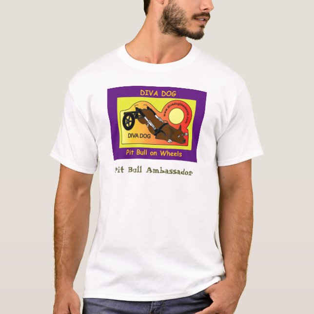 DIVA DOG Mens T-Shirt Version 1 (Front)