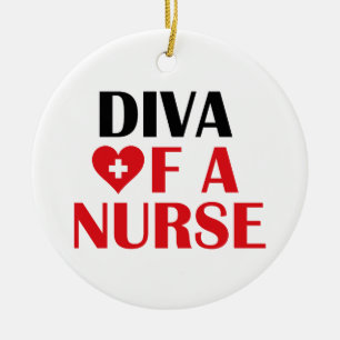 "Diva d'une infirmière !" Ornement