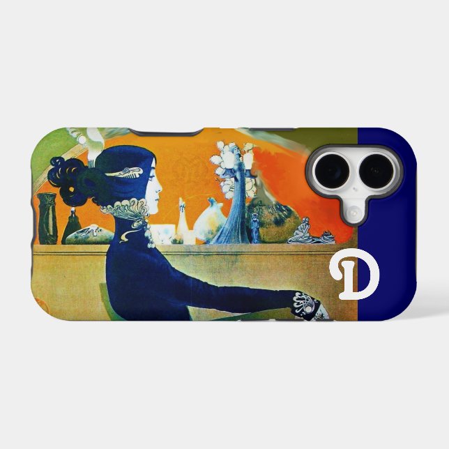 DIVA EN BLEU, MONOGRAMME DE MODE BEAUTÉ (Verso (Horizontal))