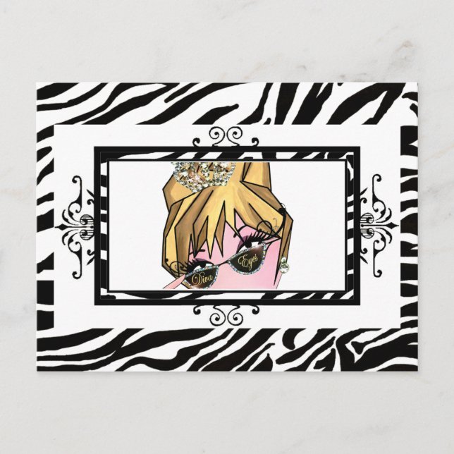 Diva Eyes postcards (Front)
