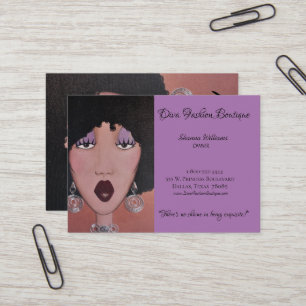 "DIVA Fashion Boutique" Business Card