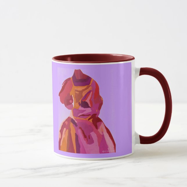 Diva Fashionista Autumn Reds Mug (Right)