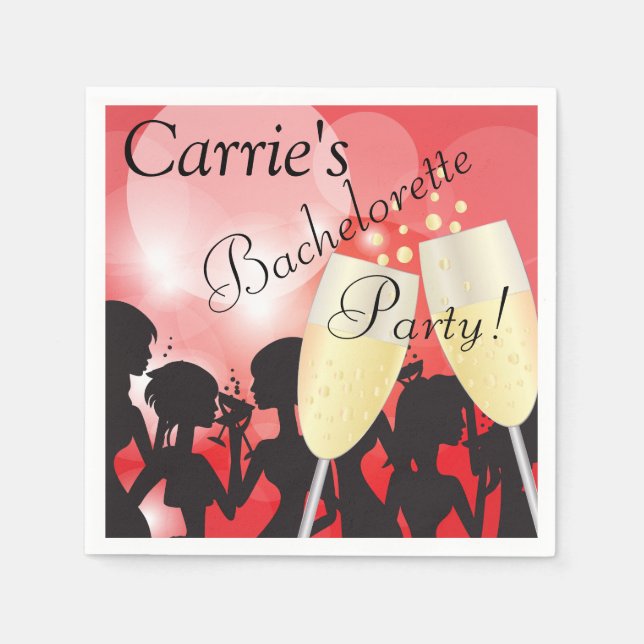 Diva Girls Night Out Napkin (Front)