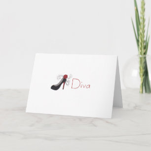 Diva Greeting Card