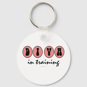 Diva In Training Keychain