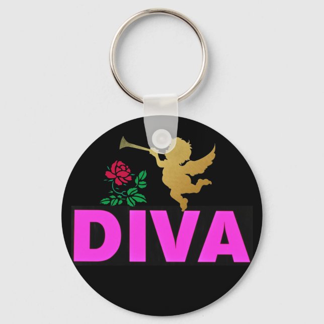 Diva Keychain (Front)