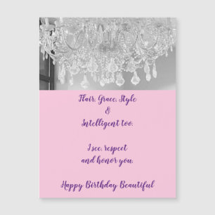 DIVA Life Flair Heureux Anniversaire Carte magnéti