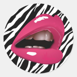DIVA Lips Collection Classic Round Sticker