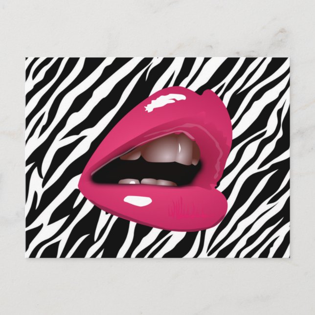 DIVA Lips Collection Postcard (Front)
