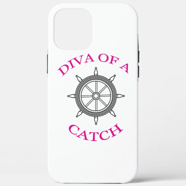 "Diva of a Catch"  Case-Mate iPhone Case (Back)