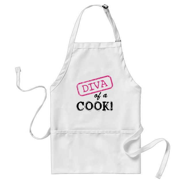 DIVA of a Cook! Adult Apron (Front)