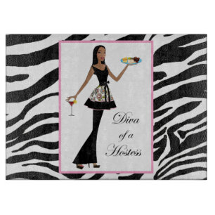 "Diva of a Hostess" Cutting Board