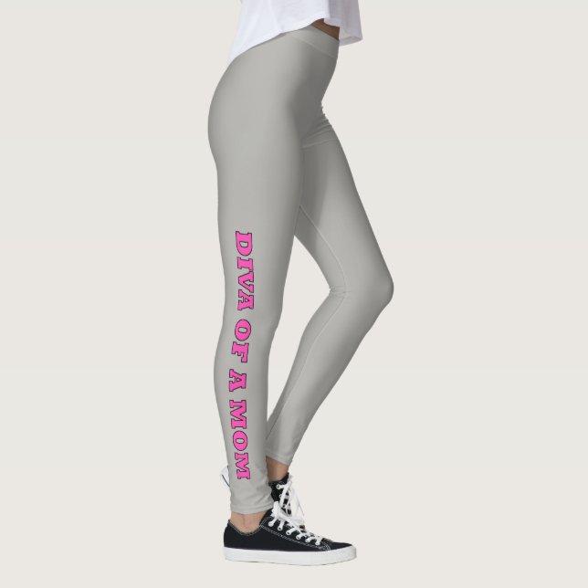 "DIVA OF A MOM" LEGGINGS (Right)