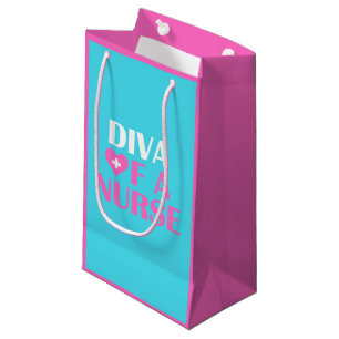 "DIVA OF A NURSE" SMALL GIFT BAG
