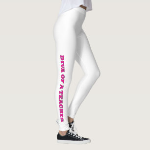 "Diva of a Teacher" Leggings