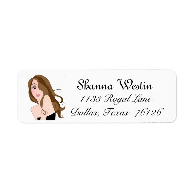Diva of an Address Label (Front)