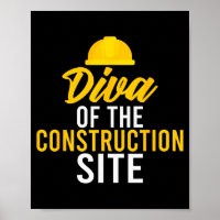 Diva Of The Construction Site Funny Construction W