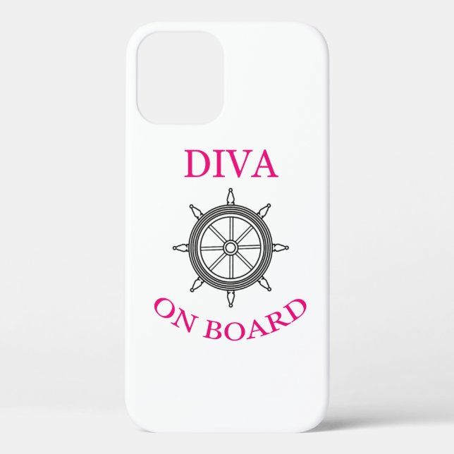 "Diva on Board"  Case-Mate iPhone Case (Back)