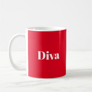 Diva Opera Singer Musician Performer Music Themed Coffee Mug
