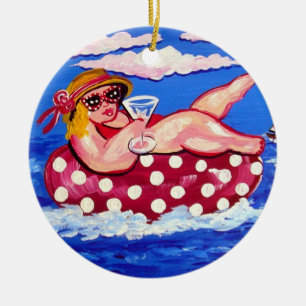 Diva plage de Chubby avec ornement rond Martini