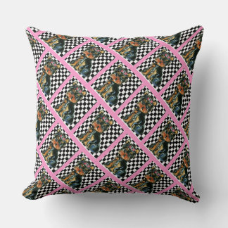 Diva POO Throw Pillow