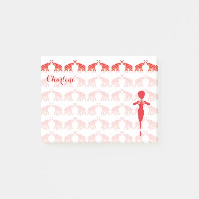 Diva Red Post it Notes (Front)