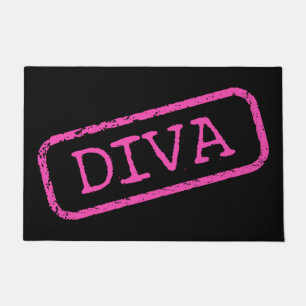 "DIVA Stamped and Approved" Doormat