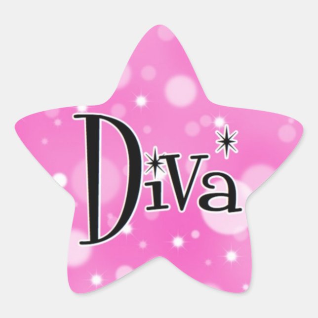 Diva star stickers (Front)