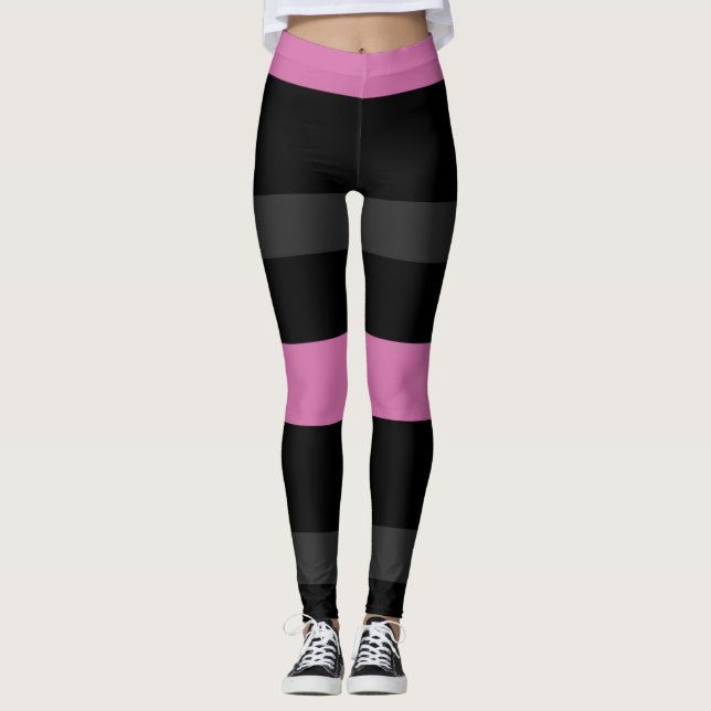 Diva Stripes Leggings (Front)