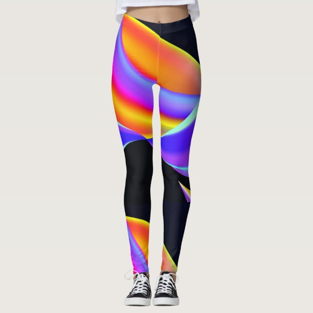 Diva Style Colourful design leggings for women (Front)