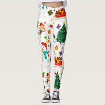 Diva Style motif de Noël sur leggings