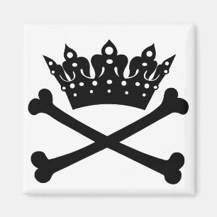 "DIVA to the Bone!" Cross Bones Magnet