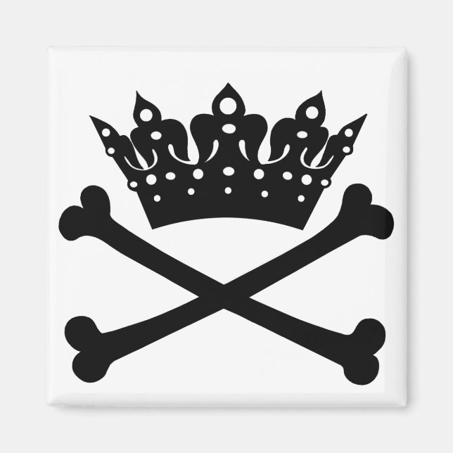 "DIVA to the Bone!" Cross Bones Magnet (Front)