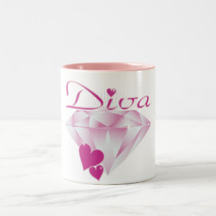 Diva Two-Tone Coffee Mug